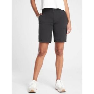 Athleta Black long length Bermuda shorts